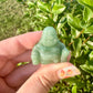 Green Aventurine Buddha Carving: Serene Hand-Carved Buddha Figurine, Ideal for Enhancing Peace, Prosperity, and Feng Shui in Any Space