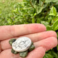 Howlite and Green Jade Turtle Carving - Exquisite Gemstone Turtle, Symbol of Longevity and Prosperity, Perfect Decorative and Collectible Piece