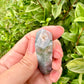 Moss Agate Double Terminated Point - Natural Healing Crystal, Perfect for Energy Work and Meditation, Enhances Garden Connection