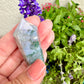 Moss Agate Double Terminated Point - Natural Healing Crystal, Perfect for Energy Work and Meditation, Enhances Garden Connection