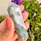 Moss Agate Double Terminated Point - Natural Healing Crystal, Perfect for Energy Work and Meditation, Enhances Garden Connection