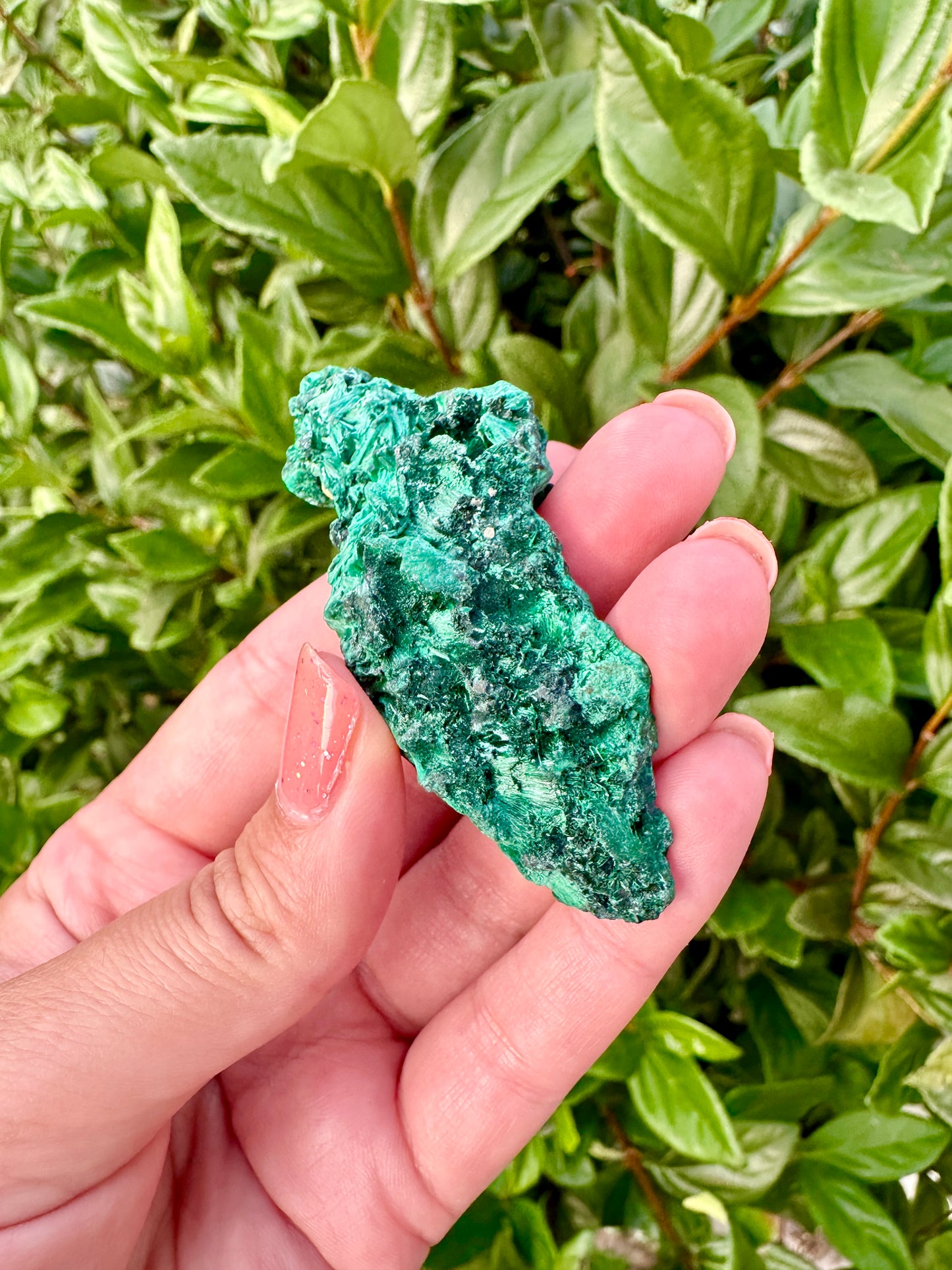 Fibrous Malachite Specimen - Stunning Natural Mineral Display, Perfect for Collectors and Home Decor, Rich Green Textures