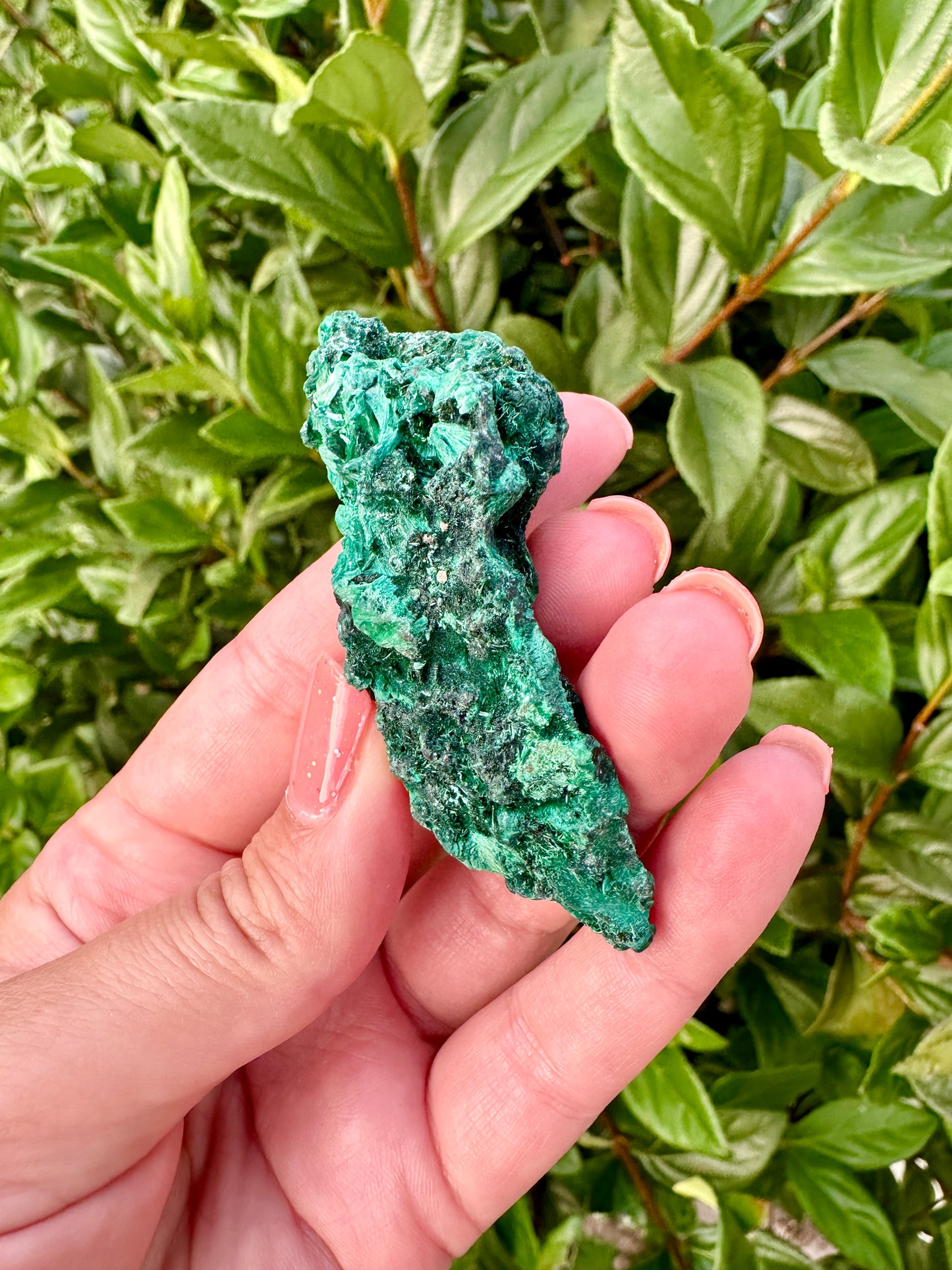 Fibrous Malachite Specimen - Stunning Natural Mineral Display, Perfect for Collectors and Home Decor, Rich Green Textures