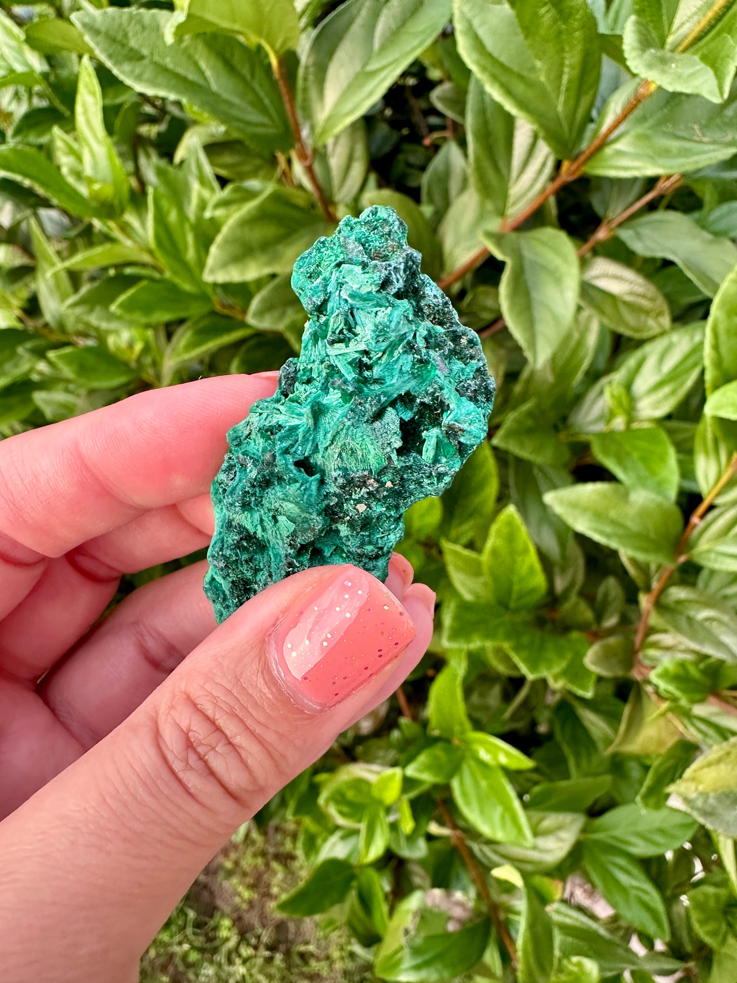 Fibrous Malachite Specimen - Stunning Natural Mineral Display, Perfect for Collectors and Home Decor, Rich Green Textures