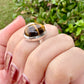 Sterling Silver Tiger's Eye Ring, Size 5.5 Handmade Gemstone Jewelry, Natural Stone Boho Ring, Unique Gift for Women or Men