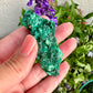 Fibrous Malachite Specimen - Stunning Natural Mineral Display, Perfect for Collectors and Home Decor, Rich Green Textures