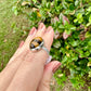 Sterling Silver Tiger's Eye Ring, Size 5.5 Handmade Gemstone Jewelry, Natural Stone Boho Ring, Unique Gift for Women or Men