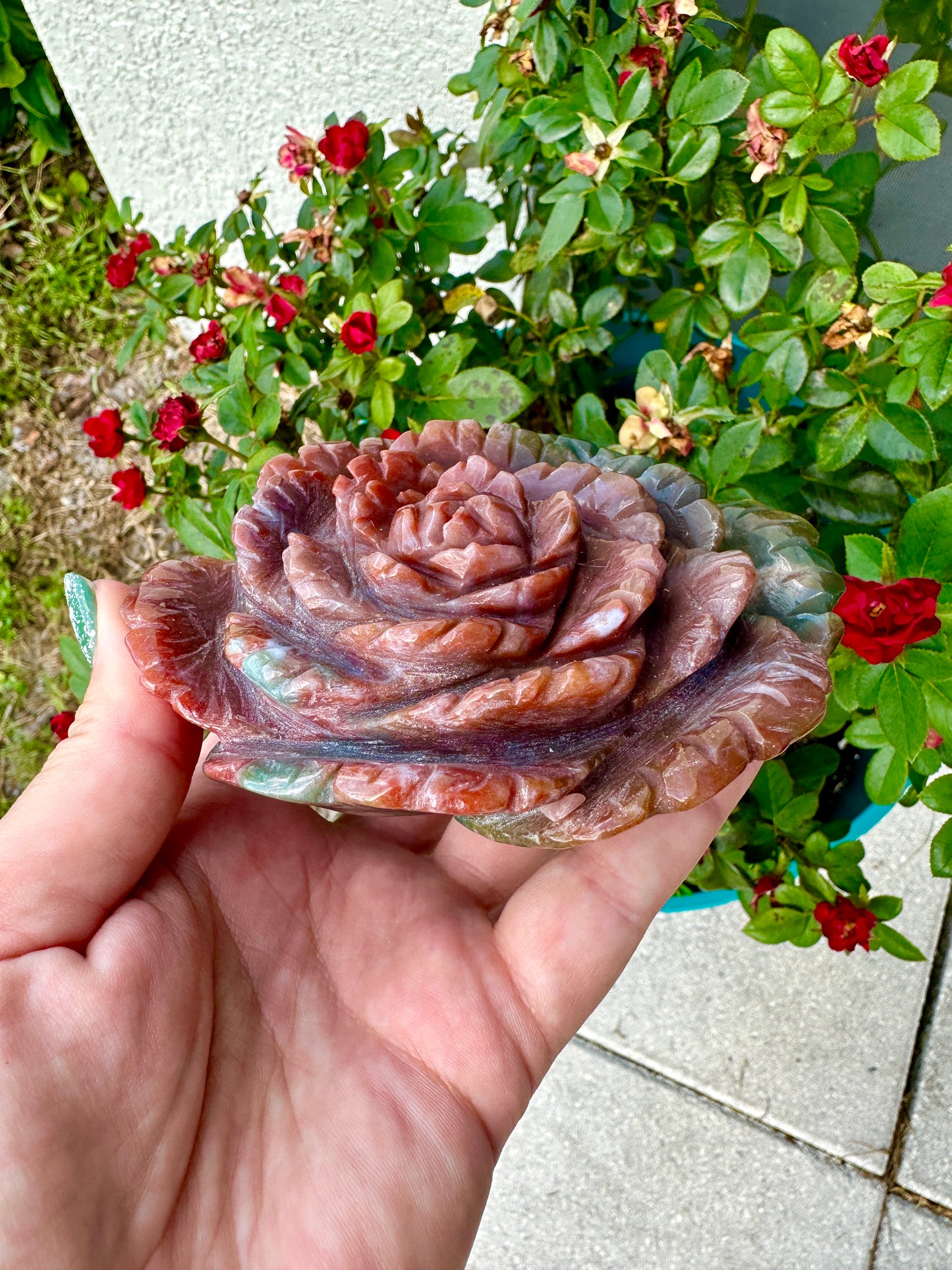 Ocean Jasper - Large Flower