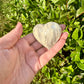 Moonstone with Sunstone Heart Carving