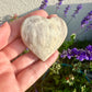 Moonstone with Sunstone Heart Carving