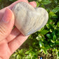 Moonstone with Sunstone Heart Carving