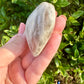 Moonstone with Sunstone Heart Carving