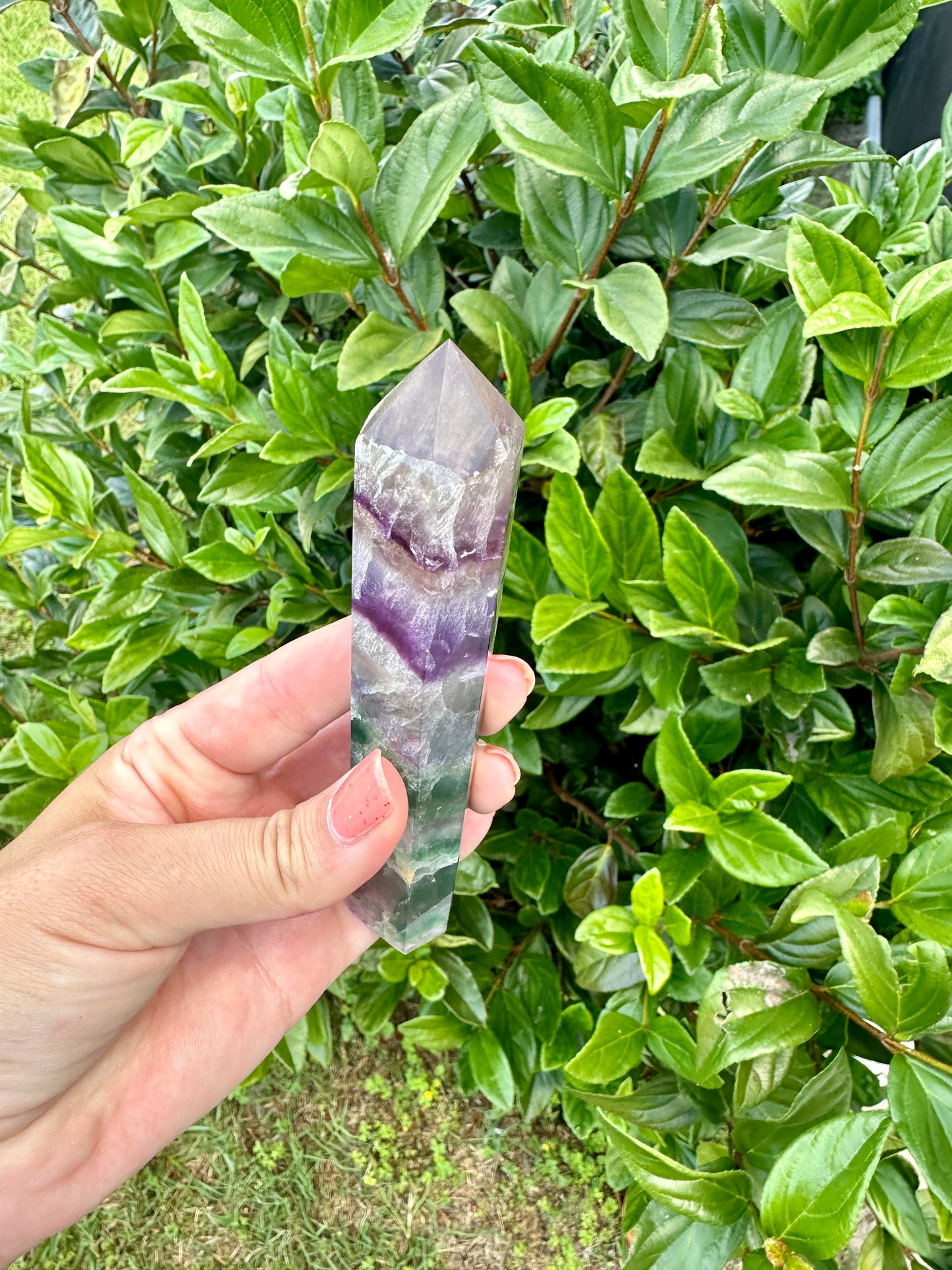 Fluorite Tower: Elevate Your Space with Healing Energies and Vibrant Color - A Must-Have for Meditation and Focus