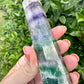 Fluorite Tower: Elevate Your Space with Healing Energies and Vibrant Color - A Must-Have for Meditation and Focus