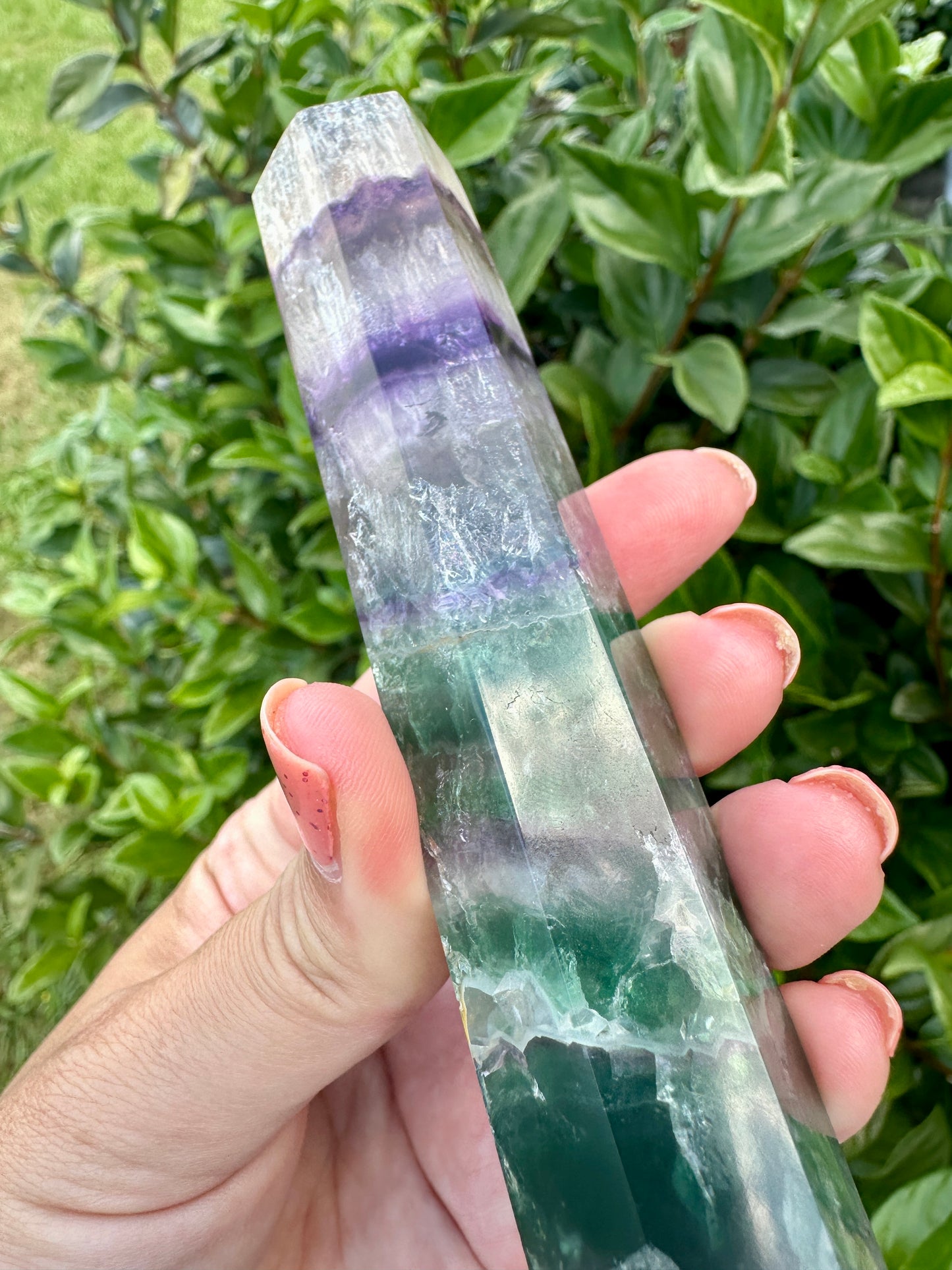 Fluorite Tower: Elevate Your Space with Healing Energies and Vibrant Color - A Must-Have for Meditation and Focus