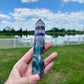 Fluorite Tower: Elevate Your Space with Healing Energies and Vibrant Color - A Must-Have for Meditation and Focus