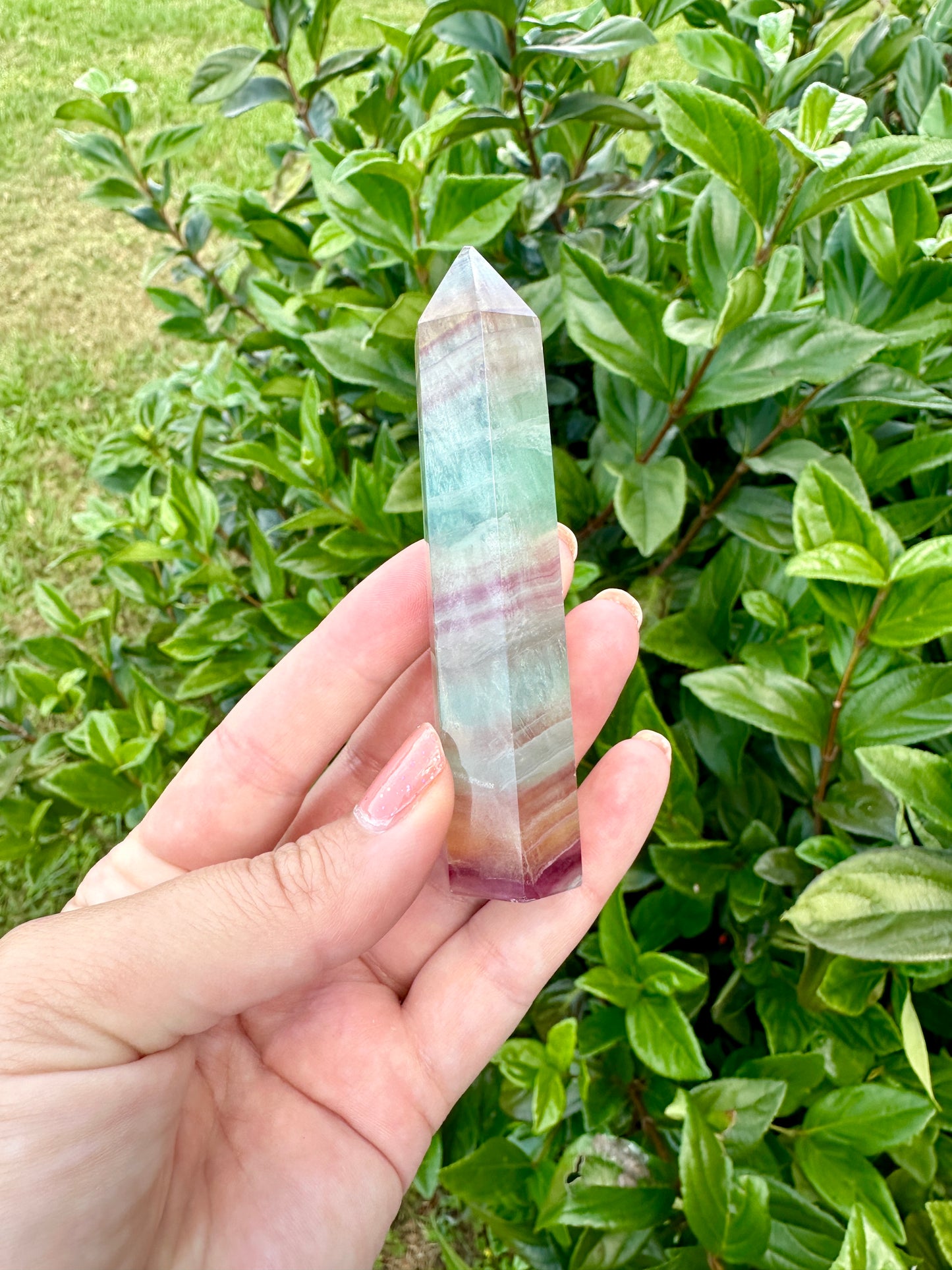 Fluorite Tower: Elevate Your Space with Healing Energies and Vibrant Color - A Must-Have for Meditation and Focus