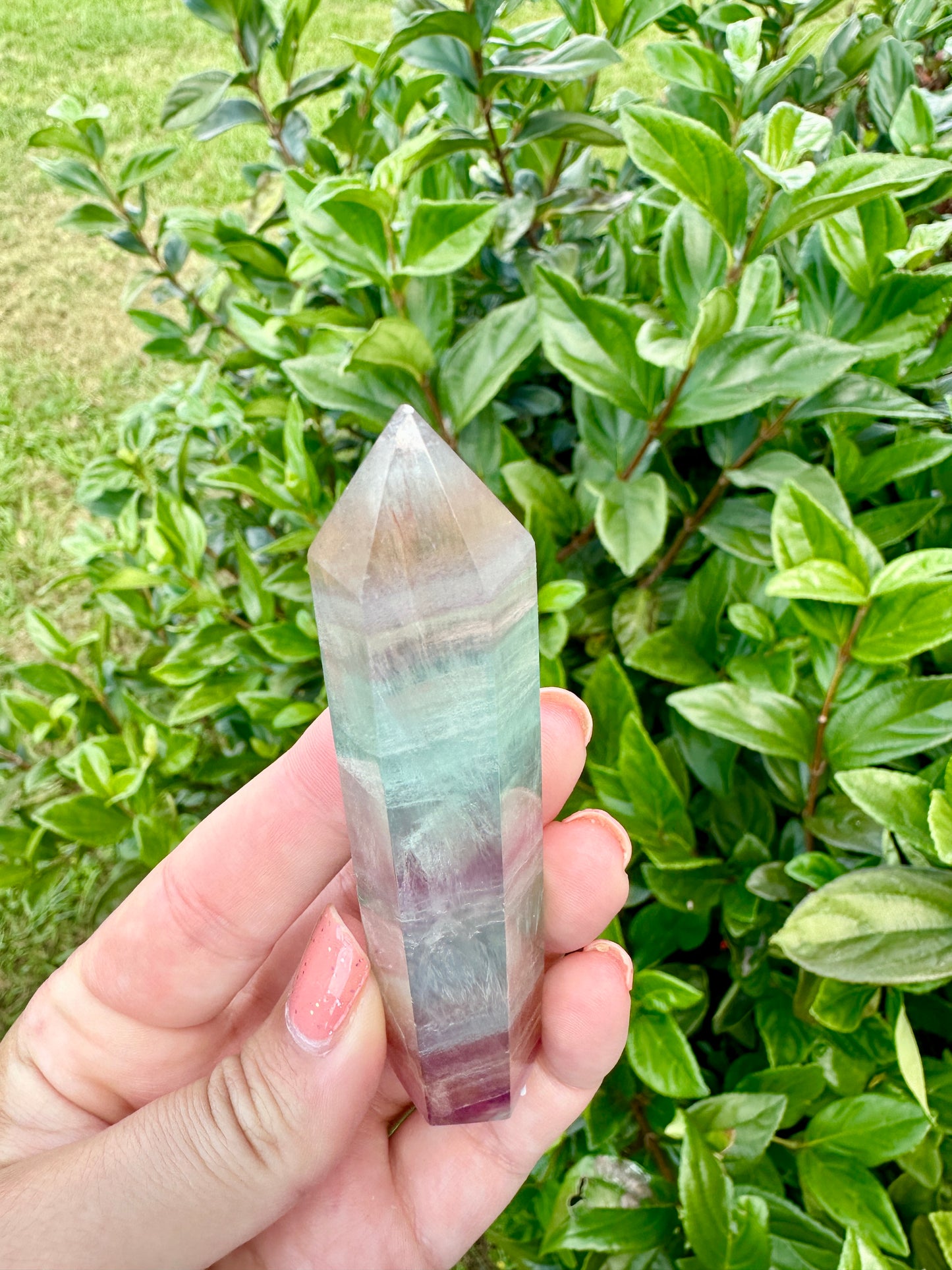 Fluorite Tower: Elevate Your Space with Healing Energies and Vibrant Color - A Must-Have for Meditation and Focus