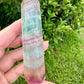 Fluorite Tower: Elevate Your Space with Healing Energies and Vibrant Color - A Must-Have for Meditation and Focus