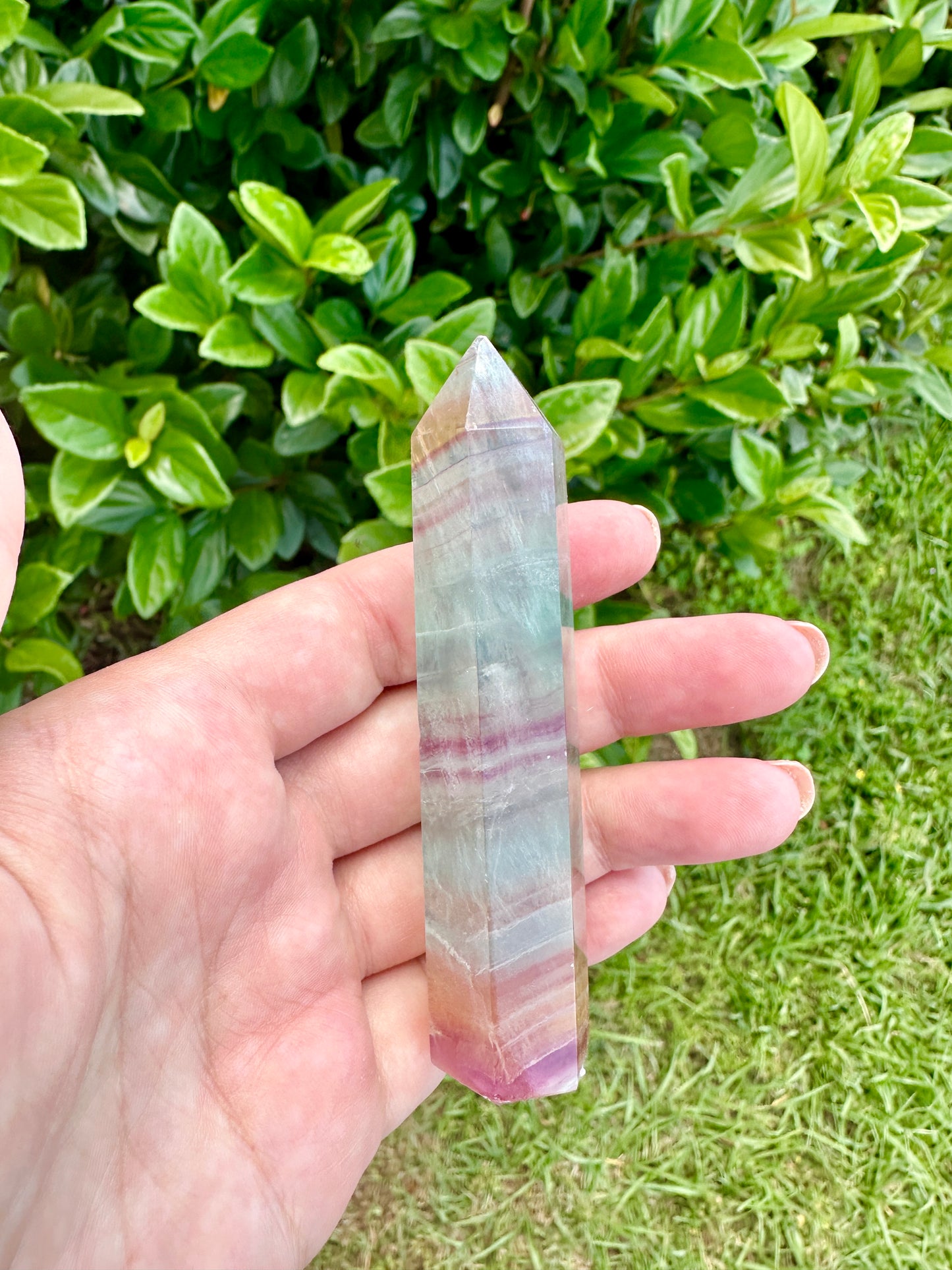 Fluorite Tower: Elevate Your Space with Healing Energies and Vibrant Color - A Must-Have for Meditation and Focus