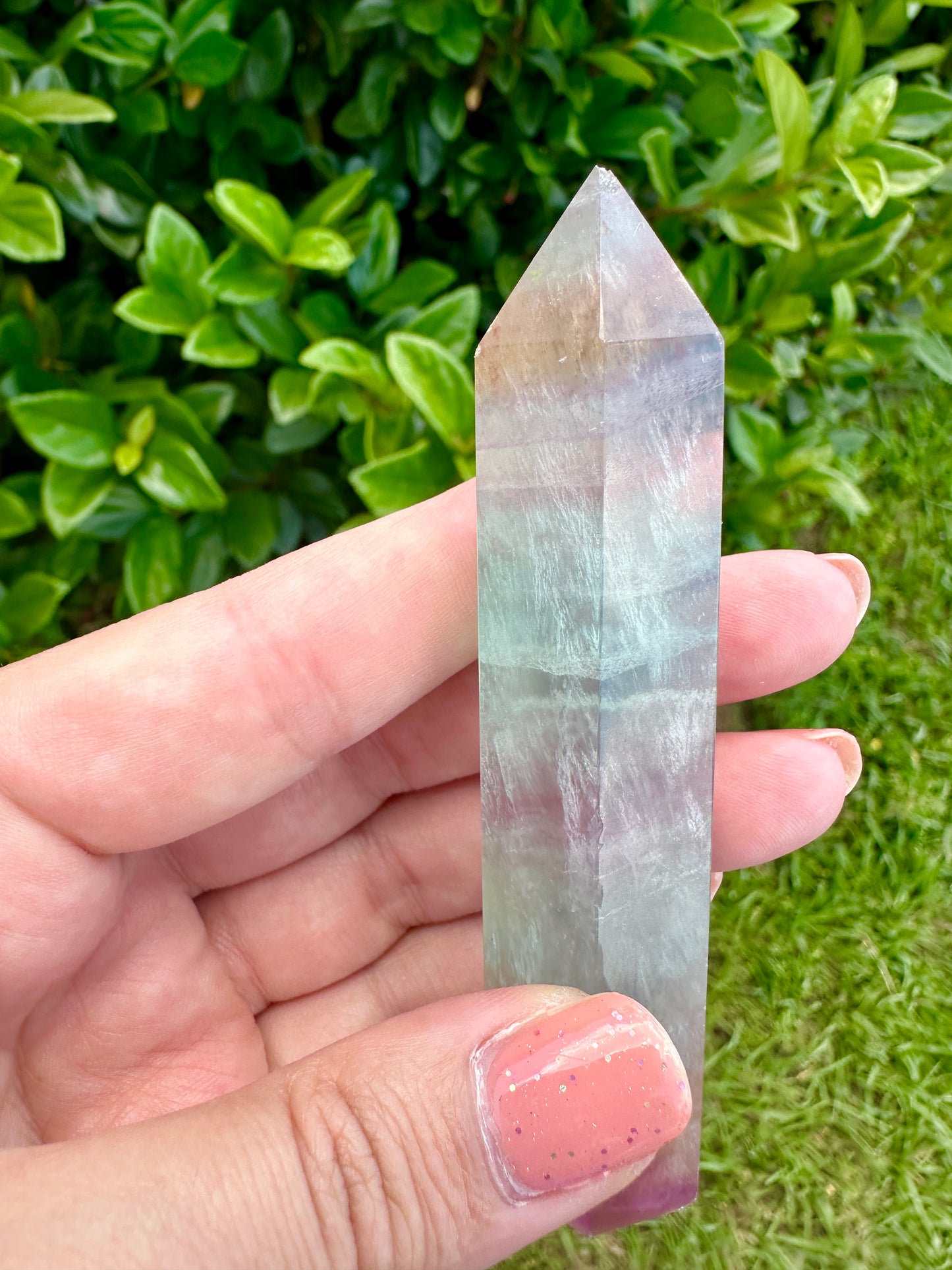 Fluorite Tower: Elevate Your Space with Healing Energies and Vibrant Color - A Must-Have for Meditation and Focus