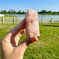 Discover the Enchanting Beauty of Flower Agate Towers - Perfect for Home Decor, Meditation, and Spiritual Healing