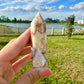 Captivating Cappuccino Agate Tower | Unique Brown and Cream Striped Mineral | Perfect for Home Decor, Healing, and Collectors