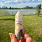 Captivating Cappuccino Agate Tower | Unique Brown and Cream Striped Mineral | Perfect for Home Decor, Healing, and Collectors