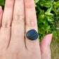 Black Tourmaline Sterling Silver Ring Size 9 - Elegant Handcrafted Gemstone Jewelry for Everyday Elegance and Protection