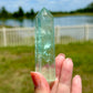 Green Fluorite Tower - Exquisite Crystal Point for Focus and Growth, Perfect for Meditation and Home Decor