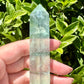 Green Fluorite Tower - Exquisite Crystal Point for Focus and Growth, Perfect for Meditation and Home Decor