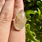 Gold Rutile Sterling Silver Ring Size 8.25: Exquisite Handcrafted Ring with Unique Golden Needle Inclusions, Ideal for Daily Wear or Special Occasions (Copy)