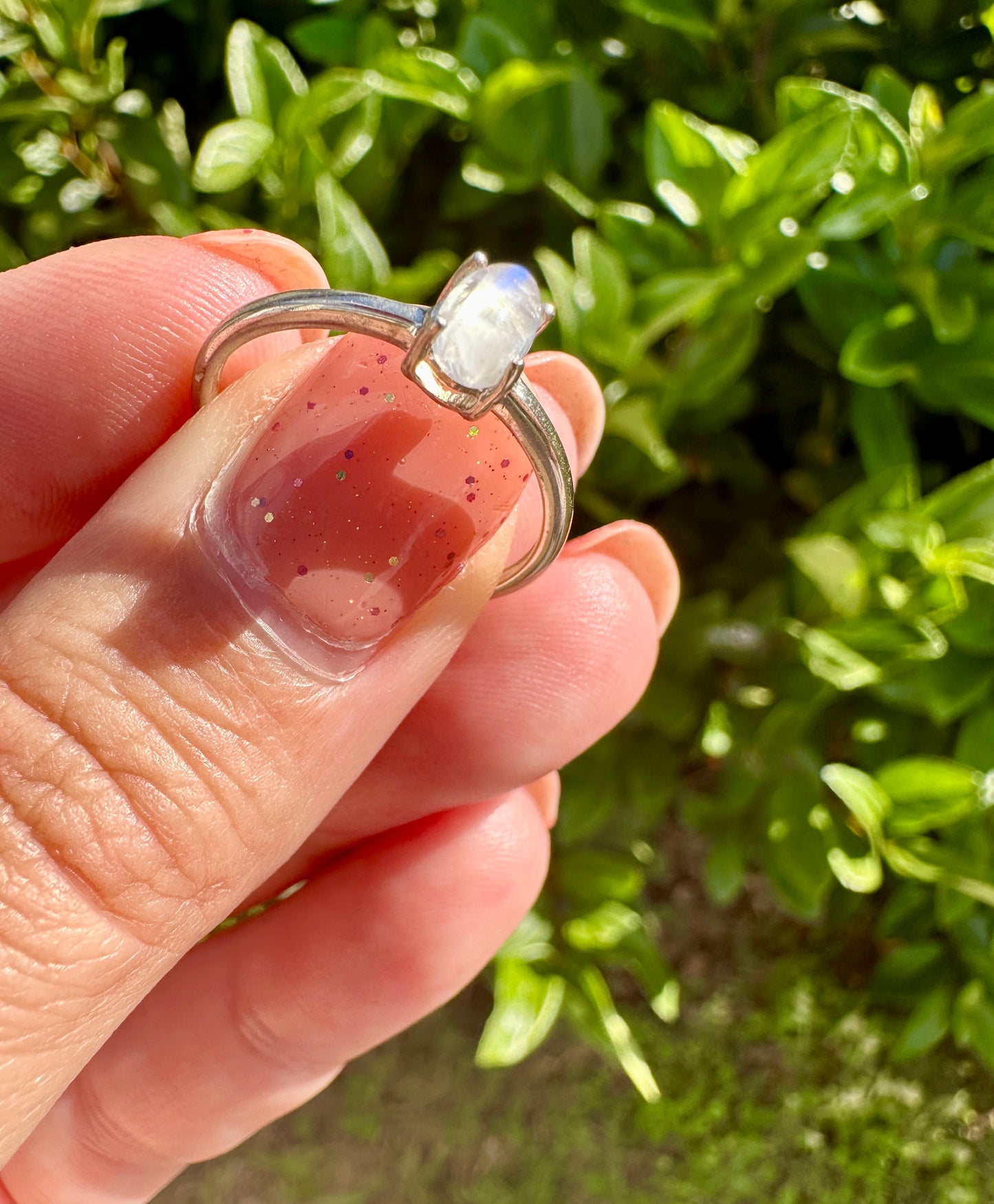 Sterling Silver Moonstone Ring Size 8.25, Captivating Handcrafted Gemstone Jewelry, Mystical Lunar Inspired Accessory, Unique Gift Idea (Copy)