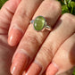 Green Kyanite Ring Size 7, Unique Handcrafted Gemstone Jewelry, Perfect Gift for Nature Lovers, Sterling Silver Elegant Accessory