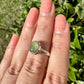 Green Kyanite Ring Size 7, Unique Handcrafted Gemstone Jewelry, Perfect Gift for Nature Lovers, Sterling Silver Elegant Accessory