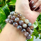 Botswana Agate Bracelet 10mm Beads - Elegant Natural Stone Jewelry for Healing and Fashion, Perfect Gift for Mindfulness