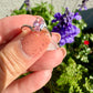 Pink Quartz Sterling Silver Ring Size 5 - Delicate Gemstone Jewelry for Girls, Perfect Gift, Elegant and Simple Design for Everyday Wear