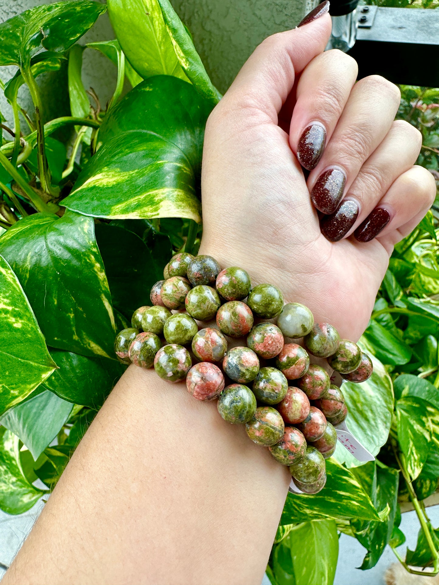 Unakite - 10mm Bracelet