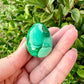 Exquisite Malachite Egg - Polished Natural Gemstone Decor, Perfect for Collection or as a Unique Gift, Adds Vibrant Green to Any Space