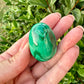 Exquisite Malachite Egg - Polished Natural Gemstone Decor, Perfect for Collection or as a Unique Gift, Adds Vibrant Green to Any Space