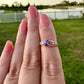 Amethyst Sterling Silver Ring Size 5 - Beautiful Purple Gemstone Jewelry for Girls, Elegant and Durable, Ideal Gift for Young Fashion Lovers