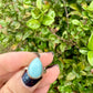 Elegant Larimar Sterling Silver Ring Size 6 - Natural Gemstone Ring for Healing, Fashion, and Gift Giving