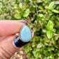 Elegant Larimar Sterling Silver Ring Size 6 - Natural Gemstone Ring for Healing, Fashion, and Gift Giving