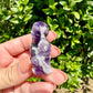 Dream Amethyst Buddha Carving: Serene Meditation Aid, Rich Purple Tones, Enhances Spiritual Decor, Perfect Zen Gift