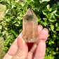 Citrine Tower - Natural Crystal Point for Manifestation & Abundance, Handcrafted Gemstone Obelisk, Energizing Decor for Positive Vibes