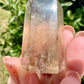 Citrine Tower - Natural Crystal Point for Manifestation & Abundance, Handcrafted Gemstone Obelisk, Energizing Decor for Positive Vibes