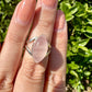 Rose Quartz Sterling Silver Ring, Elegant Size 6.5 Rose Quartz Gemstone Ring, Perfect Gift for Her, Handcrafted Pink Quartz Jewelry