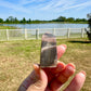 Sunstone Tower, Natural Sunstone Crystal Point for Energy and Creativity, Unique Sunstone Obelisk for Home Decor, Vibrant Crystal Gift