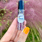 Anxiety Be Gone: Crystal-Infused Lavender Essential Oil Roller - Natural Perfume for Anxiety & Stress Relief, A Calming Blend for Peace and Tranquility