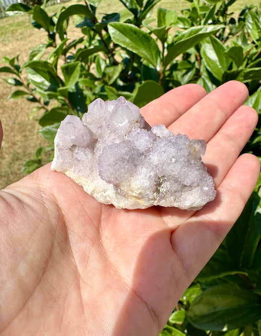 Spirit Quartz Crystal, High-Vibration Cluster, Natural Healing Stone, Radiant Energy Crystal for Meditation, Unique Gift for Crystal Lovers